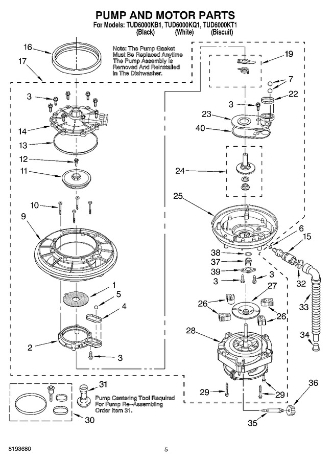 Diagram for TUD6000KB1