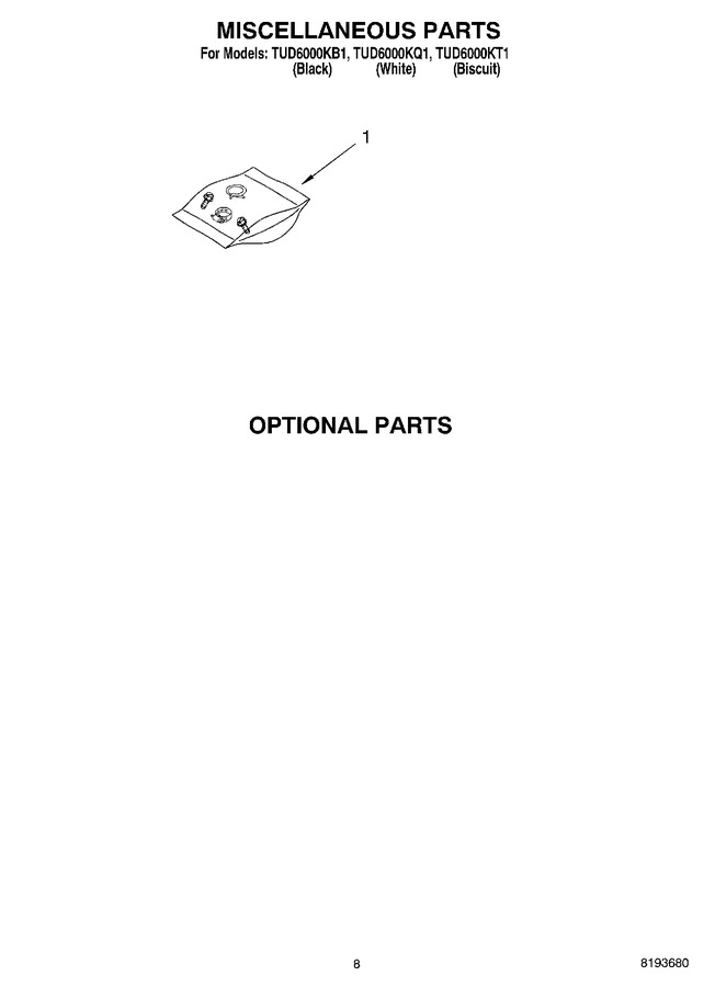 Diagram for TUD6000KB1