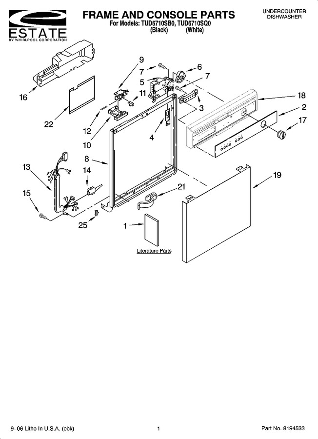 Diagram for TUD6710SB0