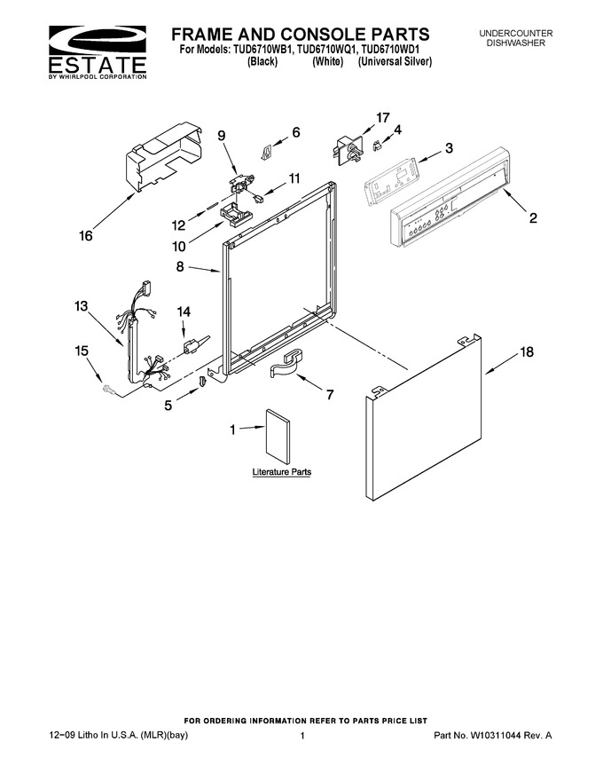 Diagram for TUD6710WB1