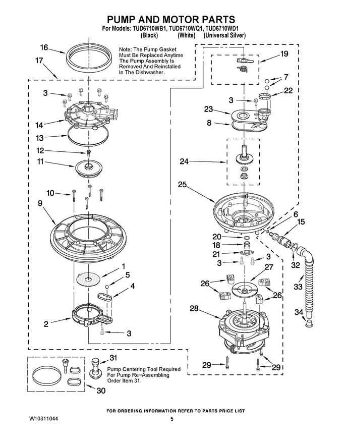 Diagram for TUD6710WD1