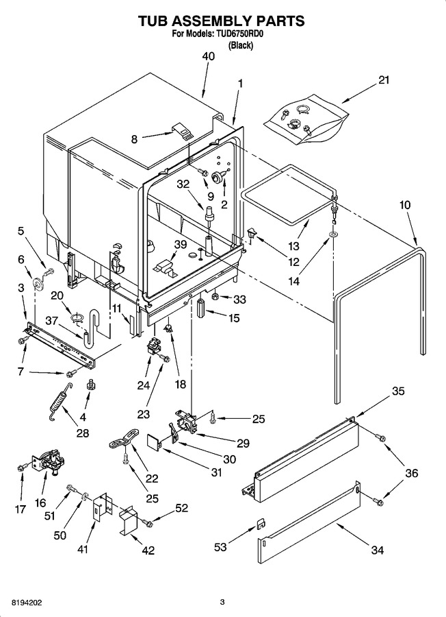 Diagram for TUD6750RD0