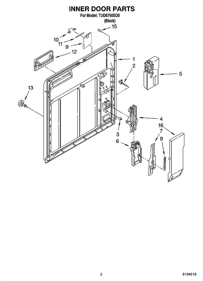 Diagram for TUD6750SD0
