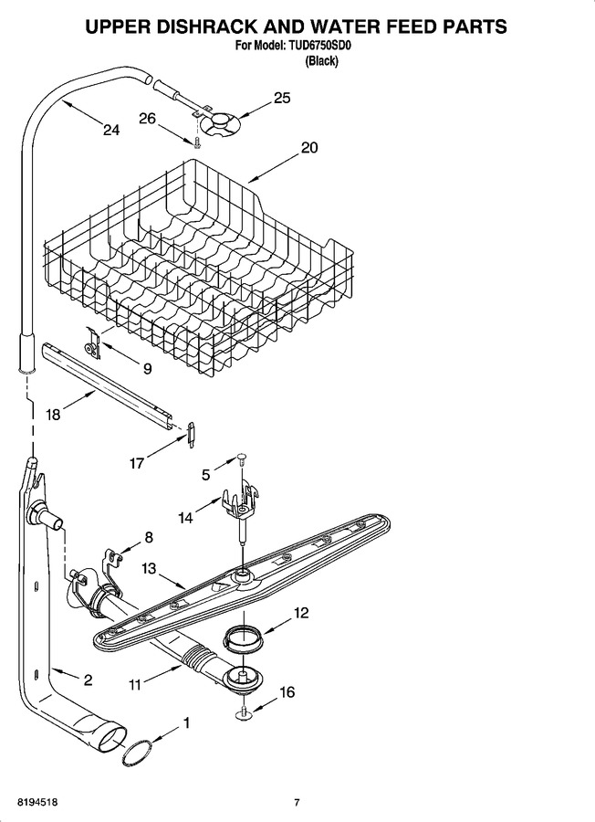 Diagram for TUD6750SD0