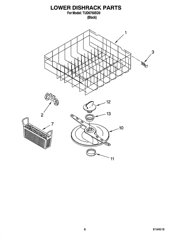 Diagram for TUD6750SD0