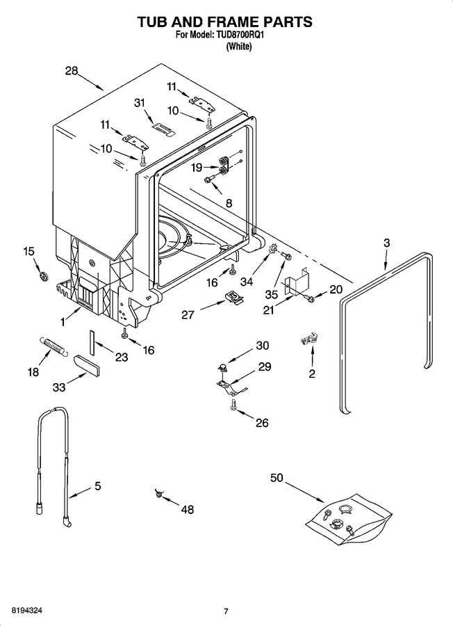 Diagram for TUD8700RQ1