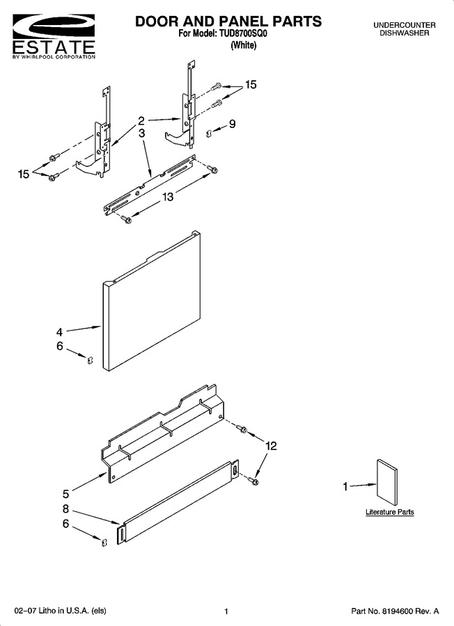Diagram for TUD8700SQ0