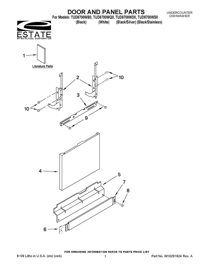 Diagram for TUD8700WS0