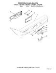 Diagram for 02 - Control Panel Parts