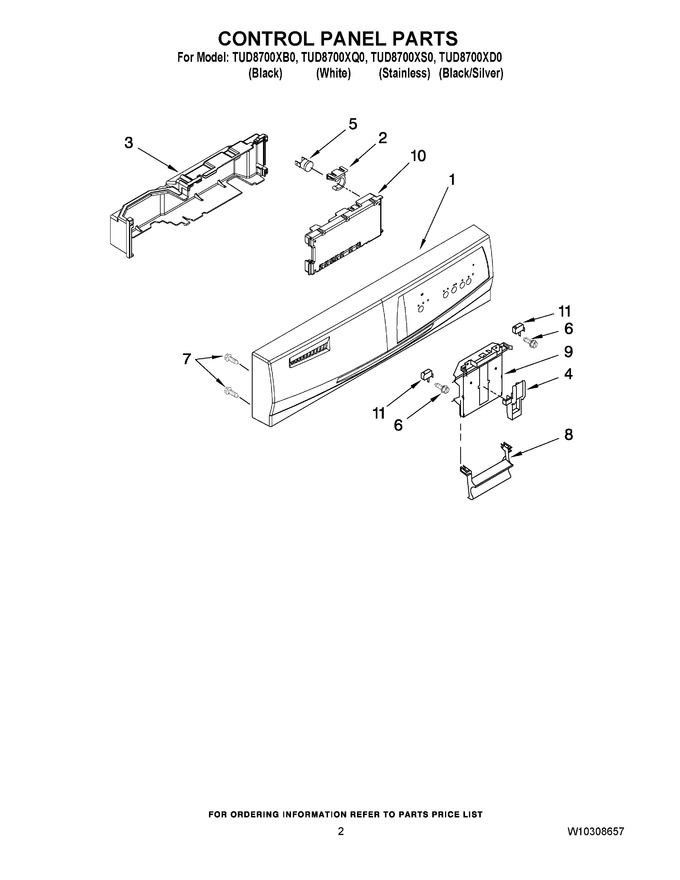 Diagram for TUD8700XD0
