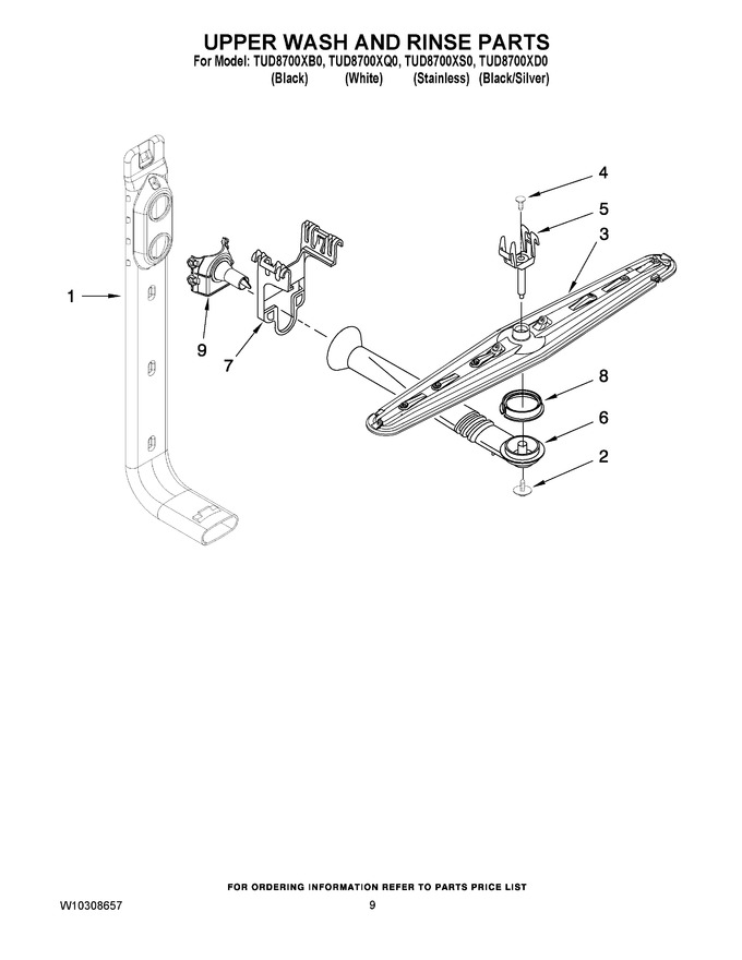 Diagram for TUD8700XD0
