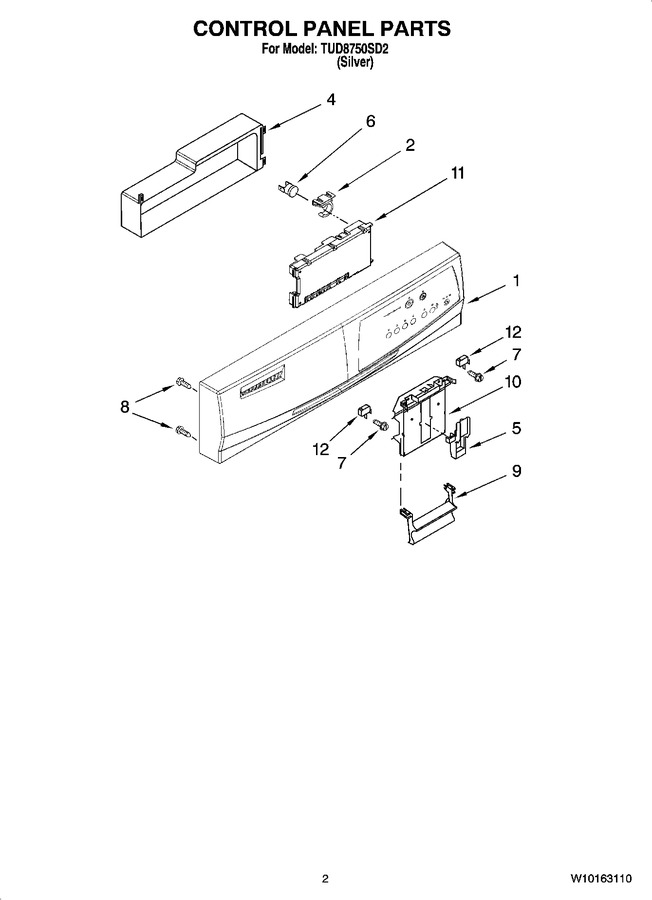 Diagram for TUD8750SD2