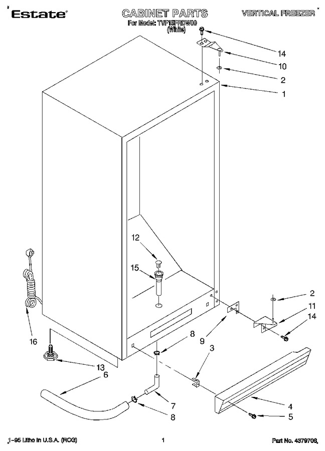 Diagram for TVF15FRDW00