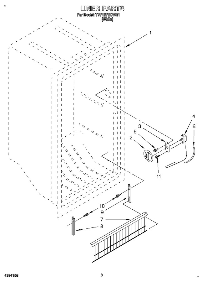 Diagram for TVF15FRDW01