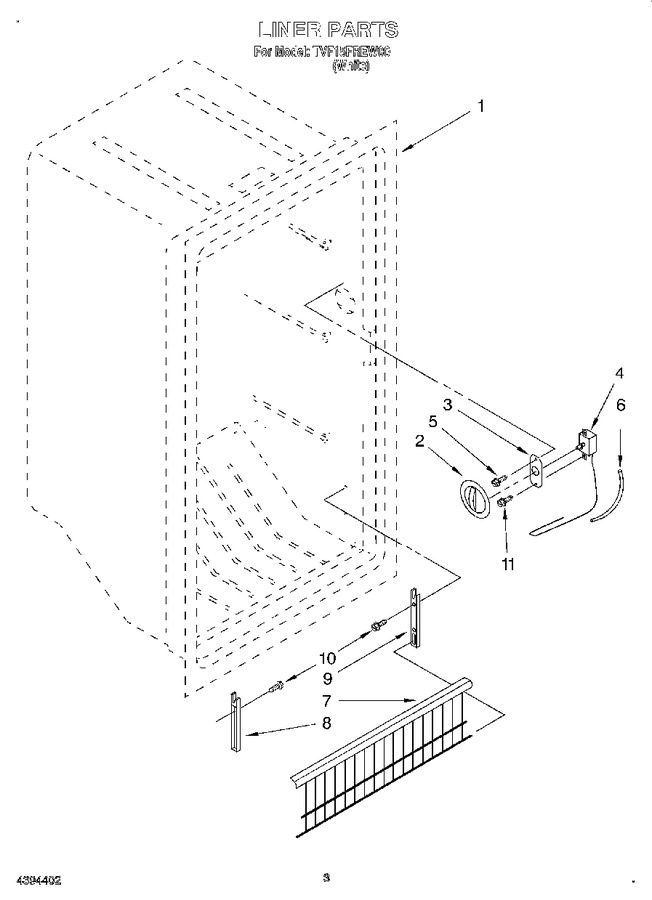 Diagram for TVF15FREW00