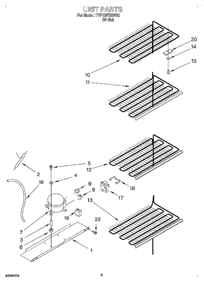 Diagram for TVF15FREW02