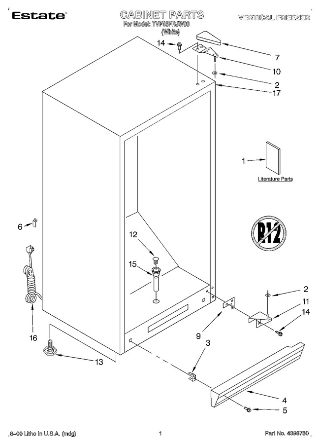 Diagram for TVF15FRJW00
