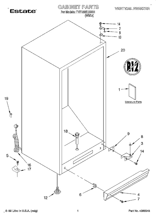 Diagram for TVF15NRGW01