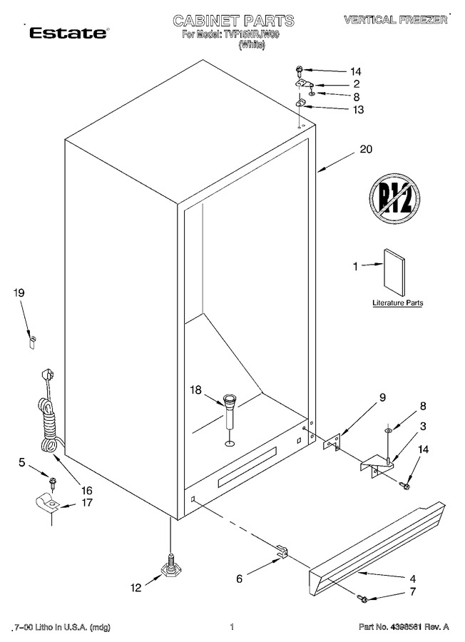 Diagram for TVF15NRJW00