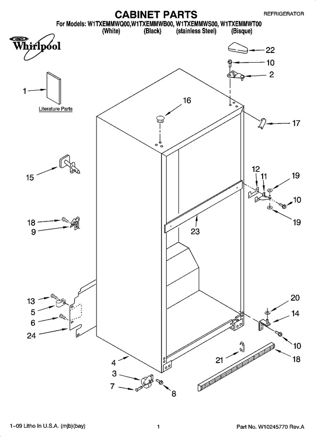 Diagram for W1TXEMMWT00
