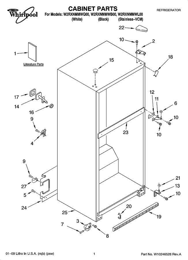 Diagram for W2RXNMMWL00