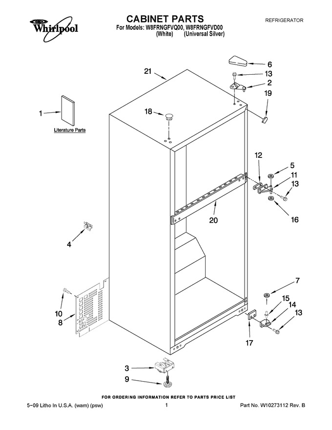 Diagram for W8FRNGFVD00