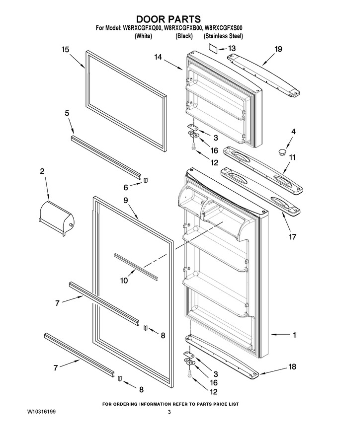 Diagram for W8RXCGFXS00
