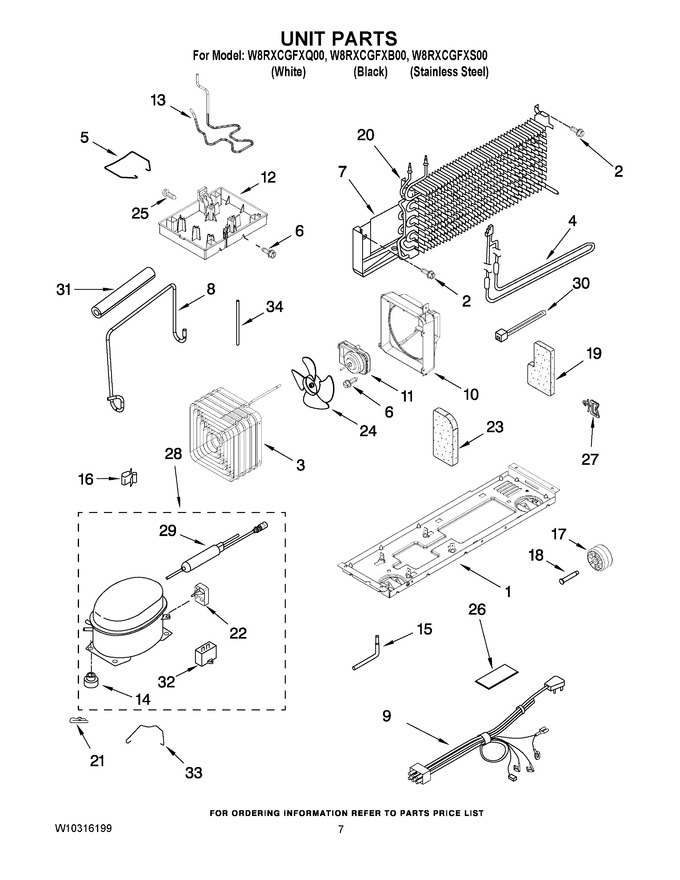 Diagram for W8RXCGFXS00