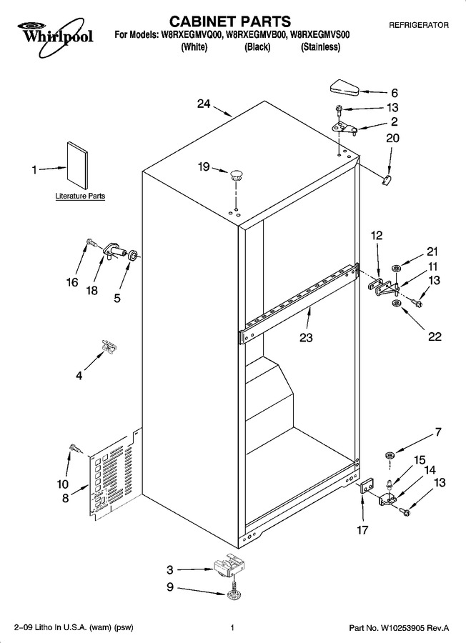 Diagram for W8RXEGMVB00