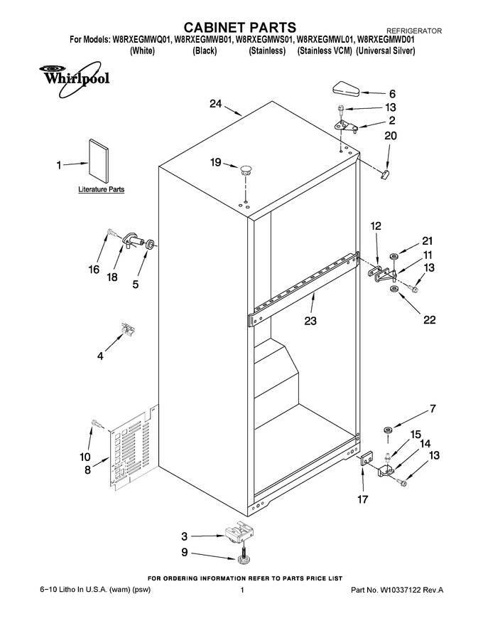 Diagram for W8RXEGMWB01