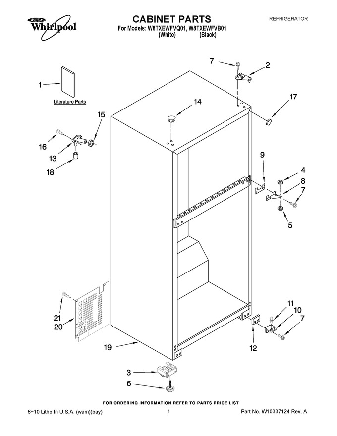 Diagram for W8TXEWFVQ01