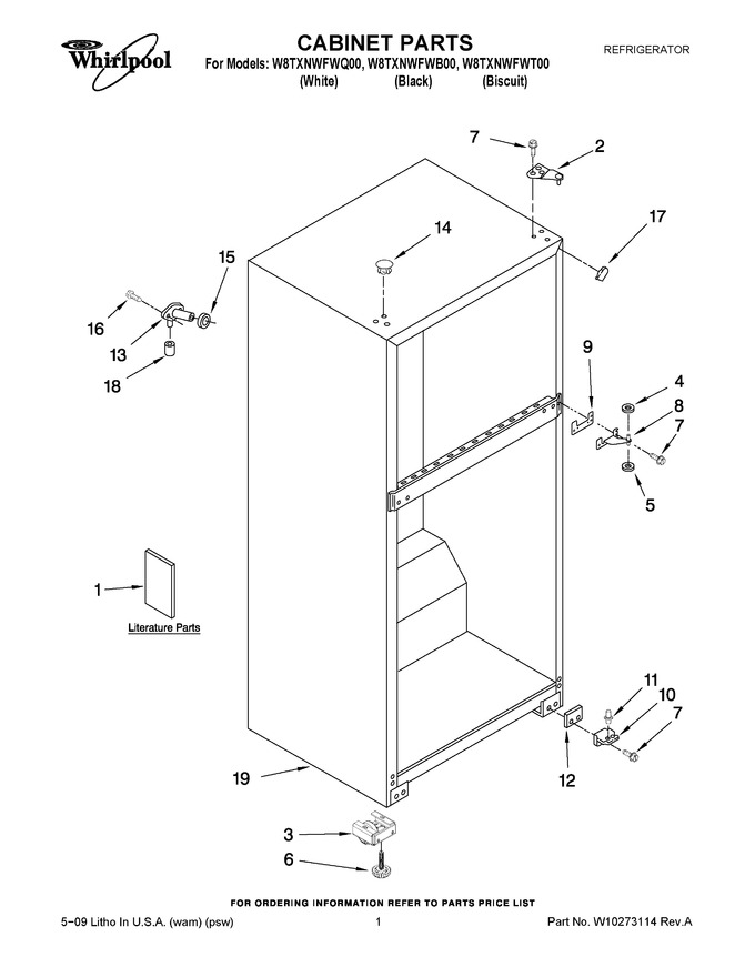 Diagram for W8TXNWFWQ00