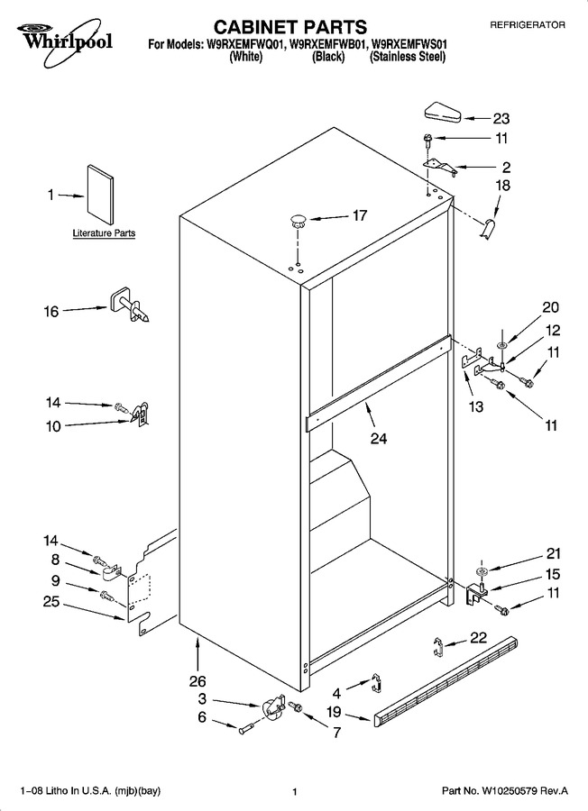 Diagram for W9RXEMFWB01