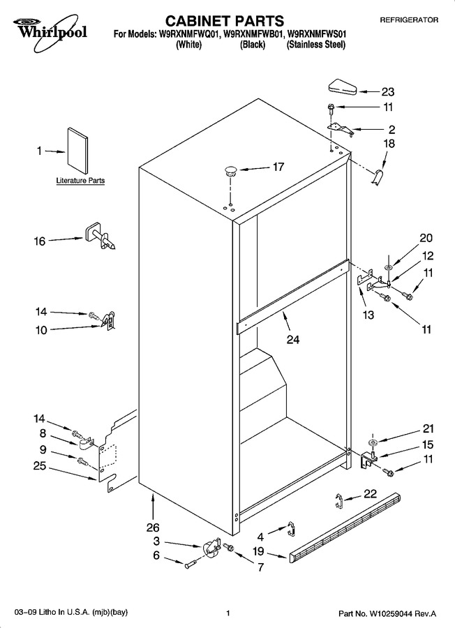 Diagram for W9RXNMFWQ01