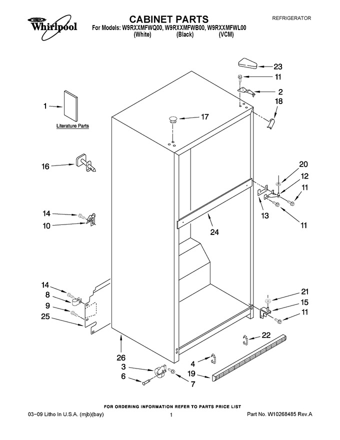 Diagram for W9RXXMFWB00