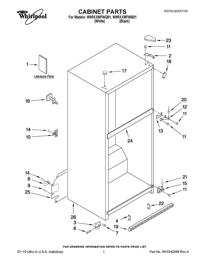 Diagram for W9RXXMFWB01