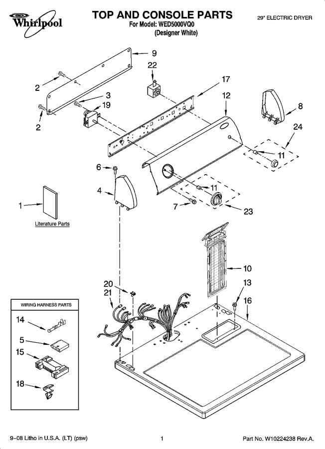 Diagram for WED5000VQ0