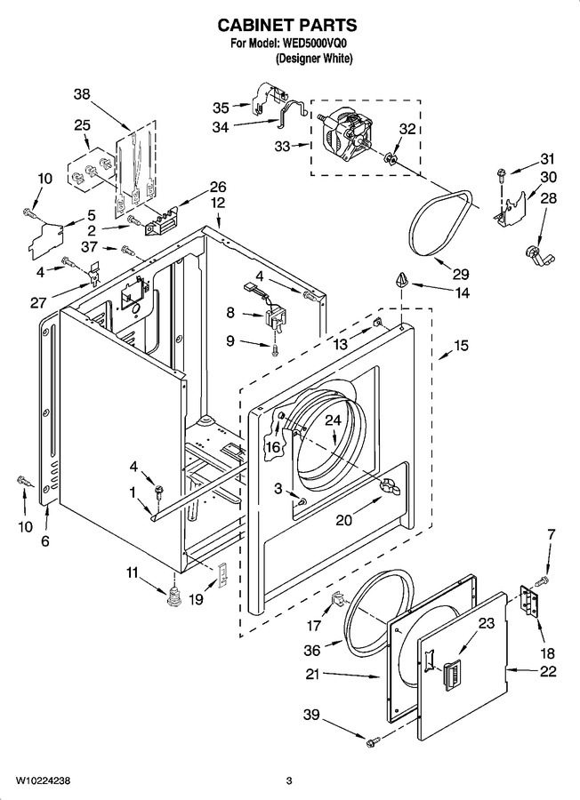 Diagram for WED5000VQ0