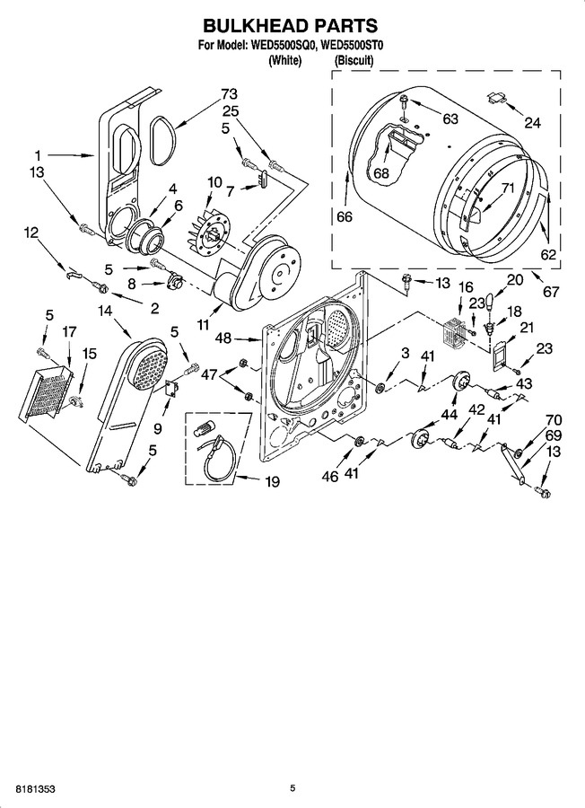 Diagram for WED5500SQ0