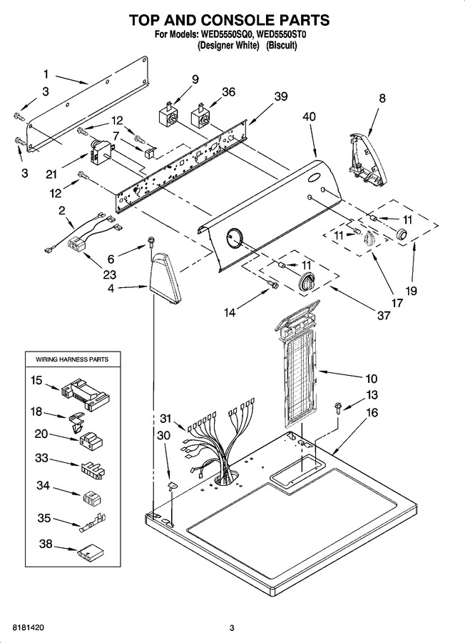 Diagram for WED5550SQ0