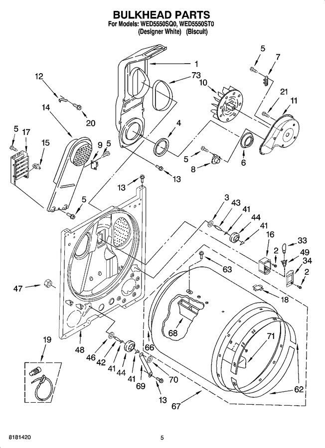 Diagram for WED5550SQ0