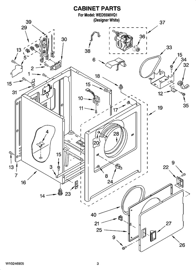 Diagram for WED5590VQ1