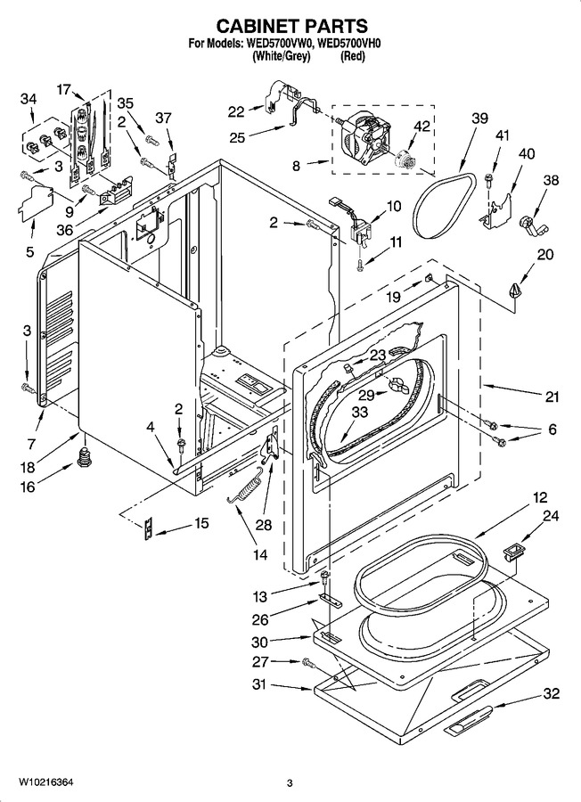 Diagram for WED5700VH0