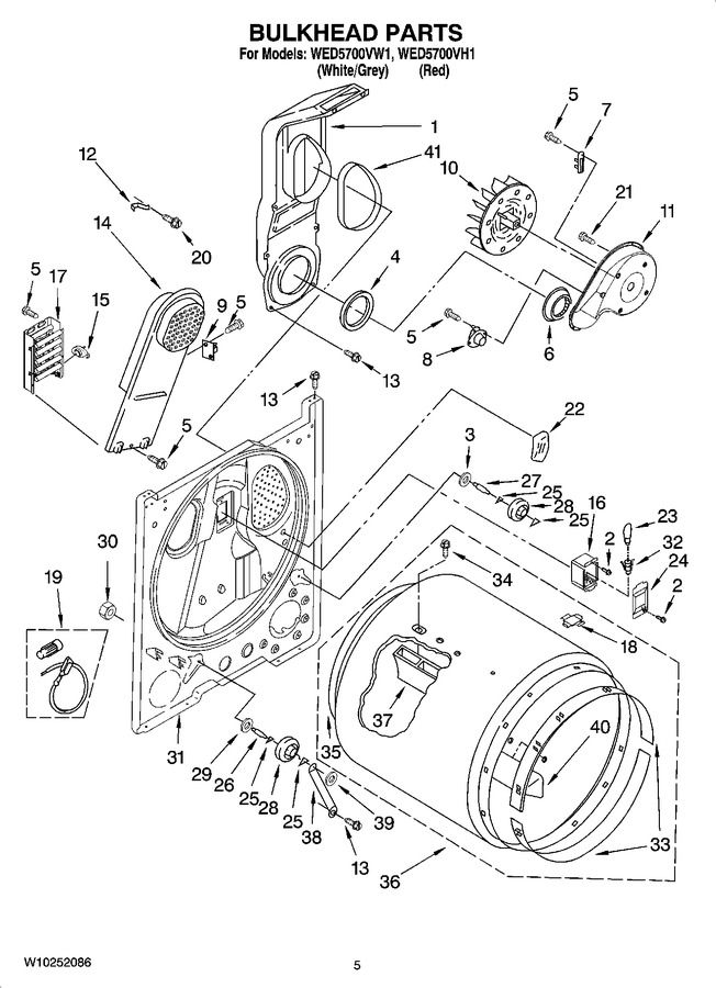Diagram for WED5700VH1