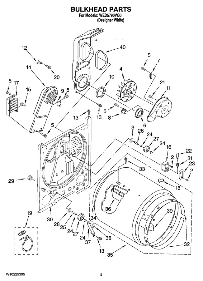 Diagram for WED5790VQ0