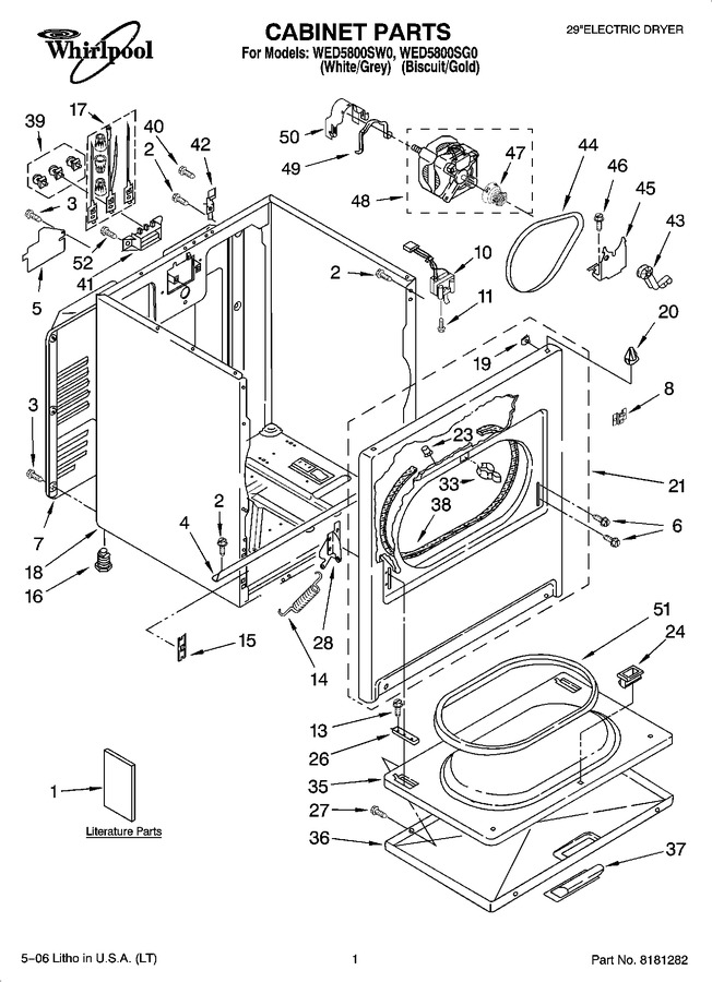 Diagram for WED5800SW0
