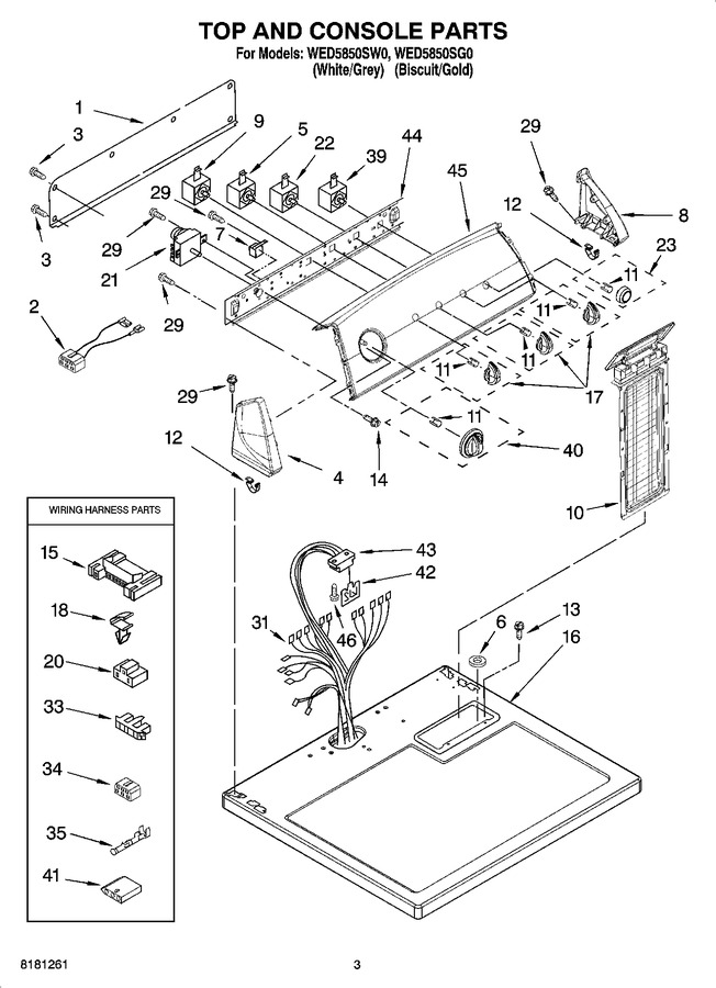 Diagram for WED5850SW0