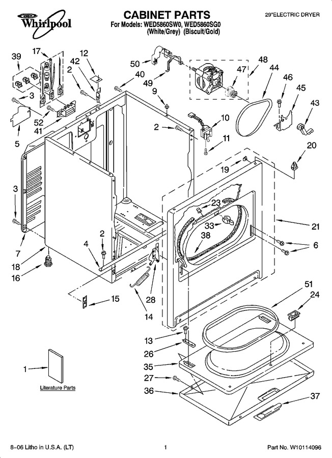 Diagram for WED5860SG0