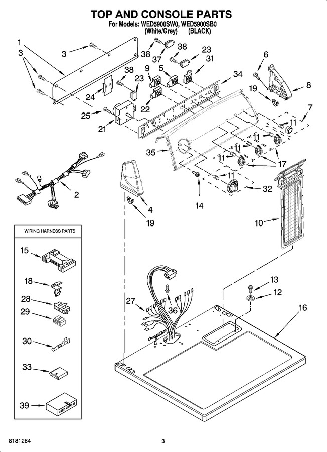 Diagram for WED5900SB0
