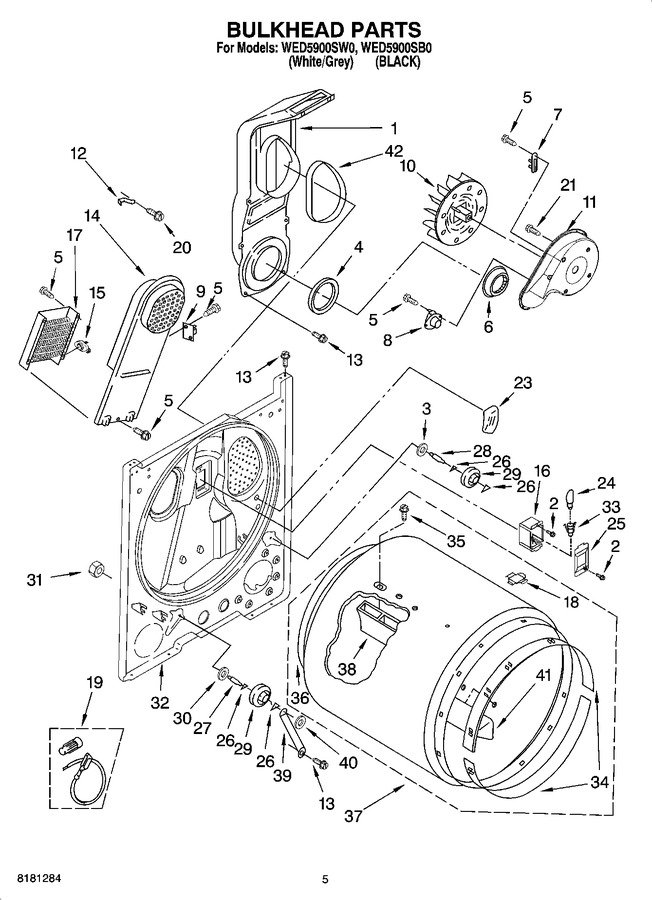 Diagram for WED5900SW0